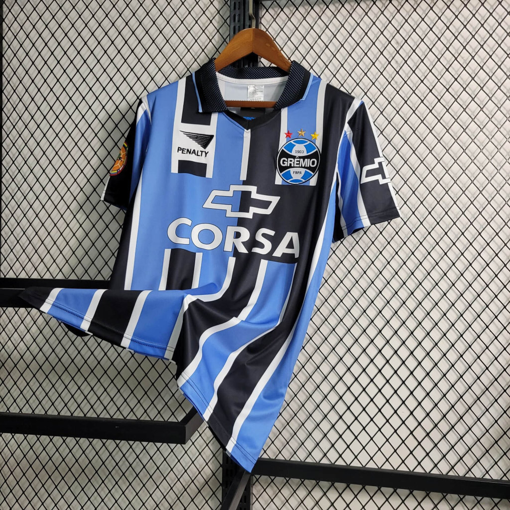 1998 Retro Gremio Home S-XXL Cheap Soccer Jerseys 1