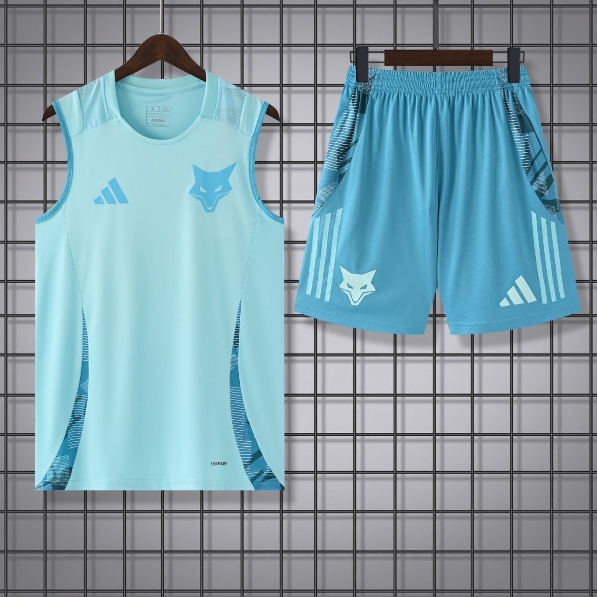 25-26 Cruzeiro Blue Training Kits Football Vest Suits
