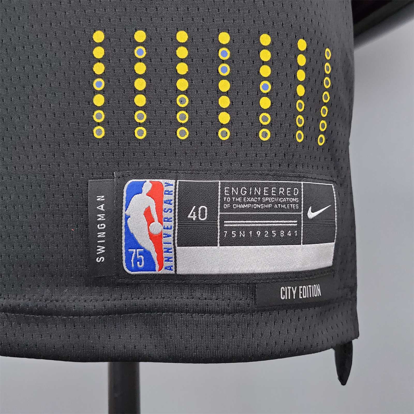 2022 75th Anniversary green#23 Warriors City Edition Black 8