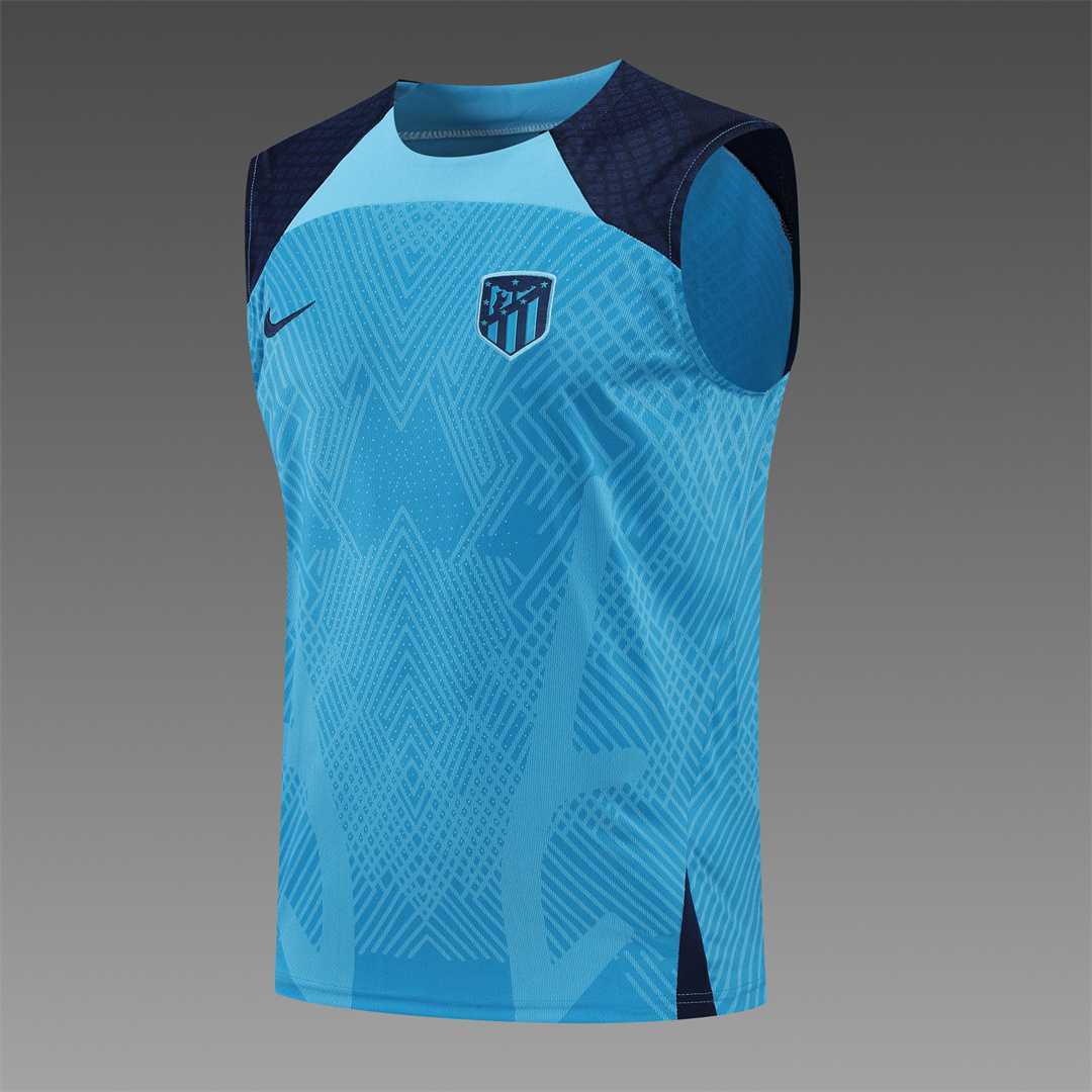 22-23 Atletico Madrid vest training suit kit blue 8