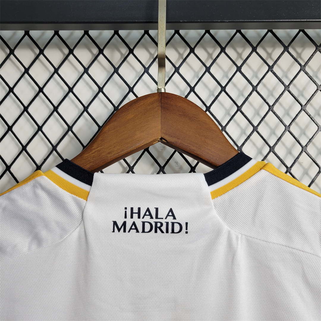 23-24 Real Madrid home kids kit 9