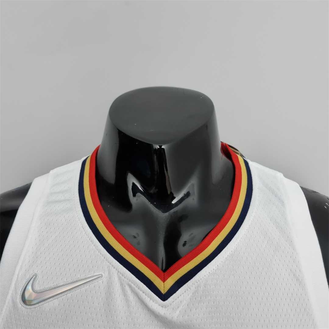 2022 New Orleans Pelicans City Edition Williams #1 White NBA Jersey 6