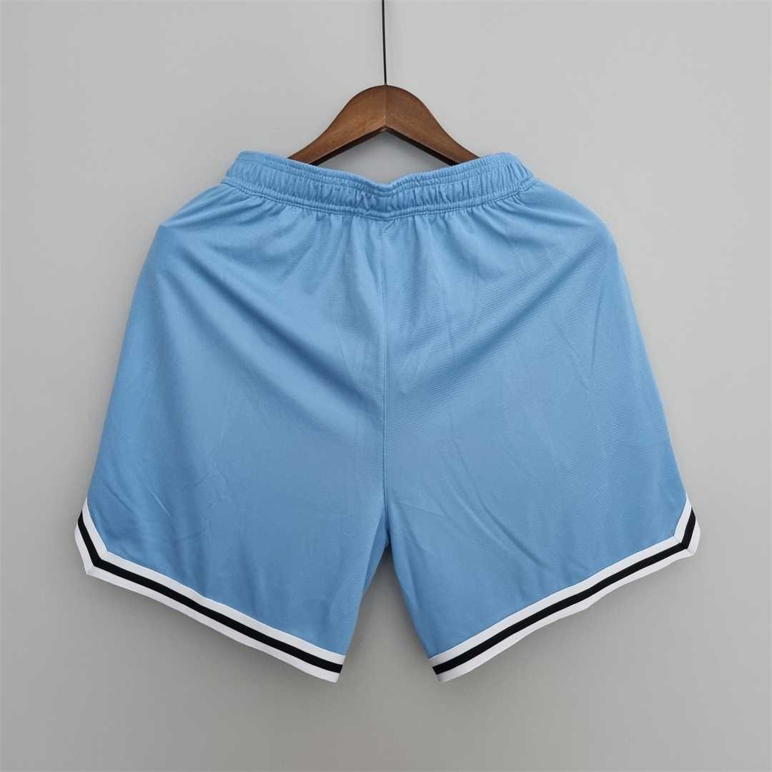 2022 Memphis Grizzlies NBA US Training Shorts Blue 6
