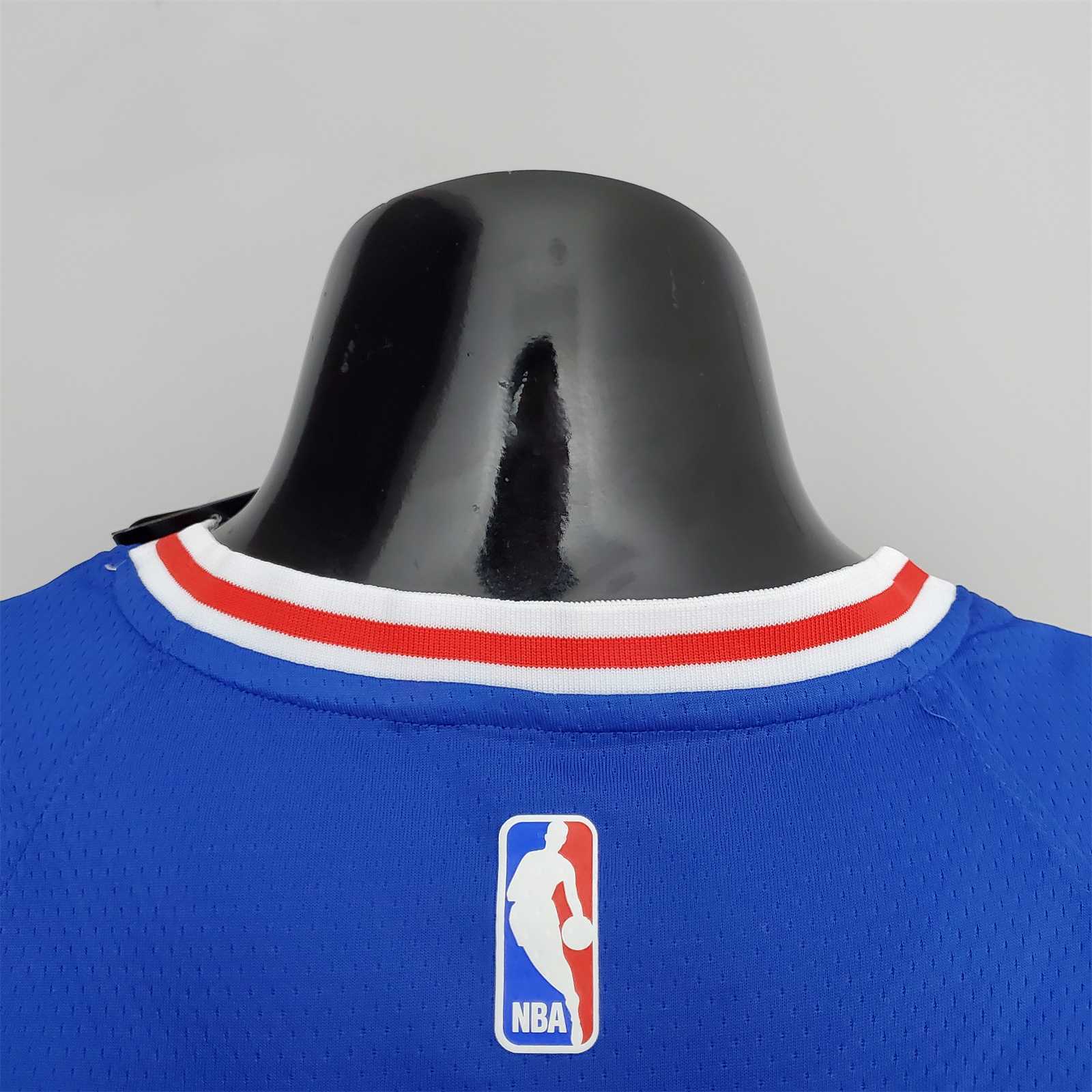 76ers Harden #1 V-Neck Blue 3