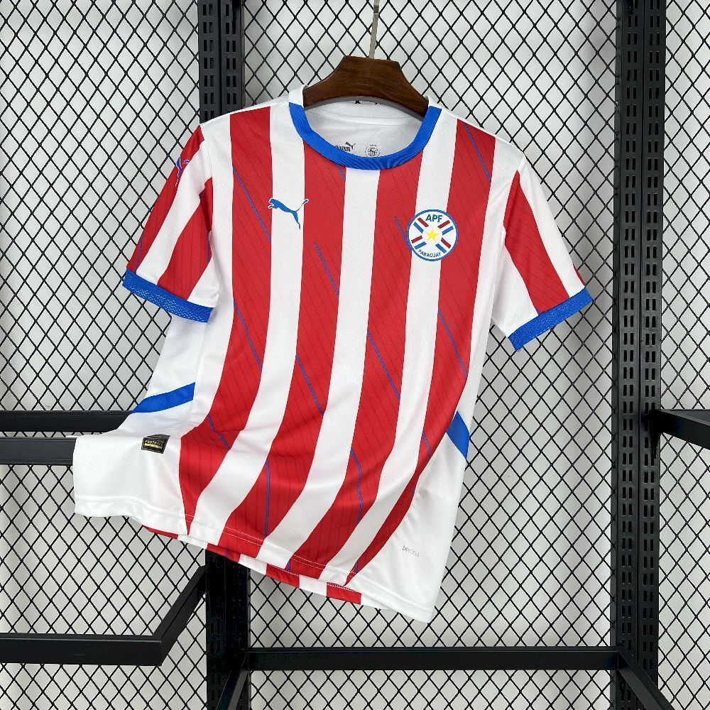 2024 Paraguay Home Shirt Soccer Apparels AAAAJersey Supply Yupoo