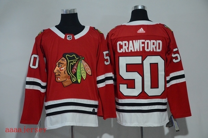 Chicago Blackhawks ice hockey jersey M-3XL 芝加哥黑鹰队冰球服 1