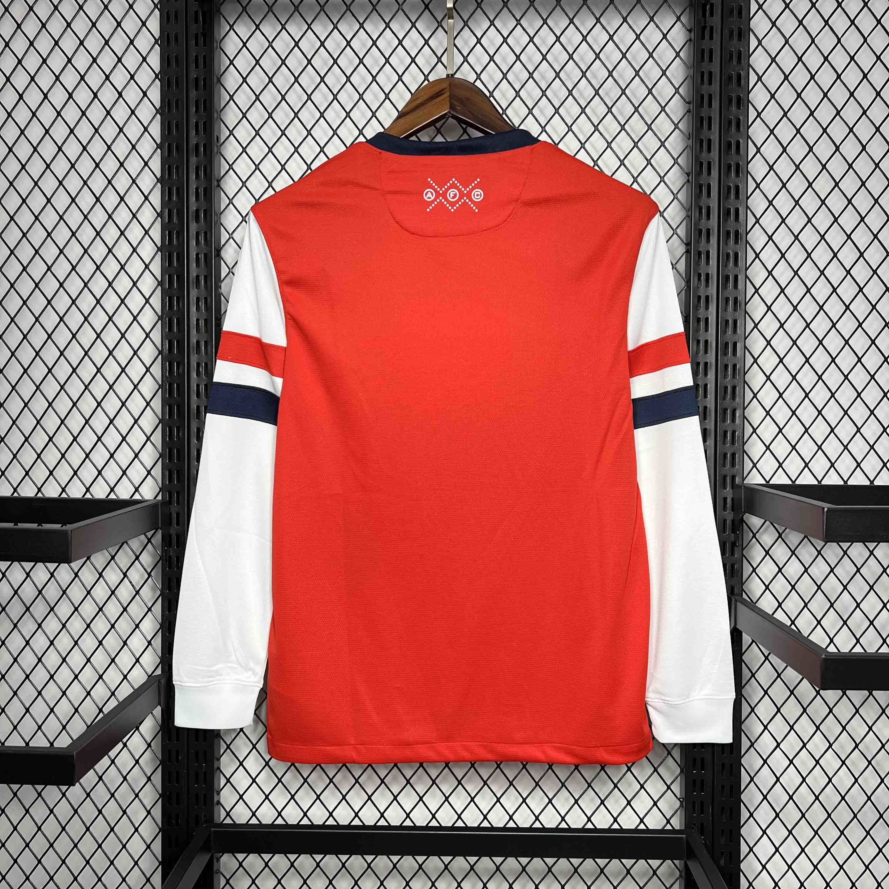 12-13 Arsenal Home Long Sleeve Retro Kit Vintage Shirt AAAAJersey Wholesale Yupoo 1