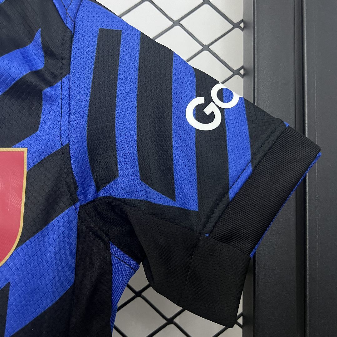 24-25 Inter Milan Home Kid Kits Youth Apparels Football AAAAJersey Yupoo 9