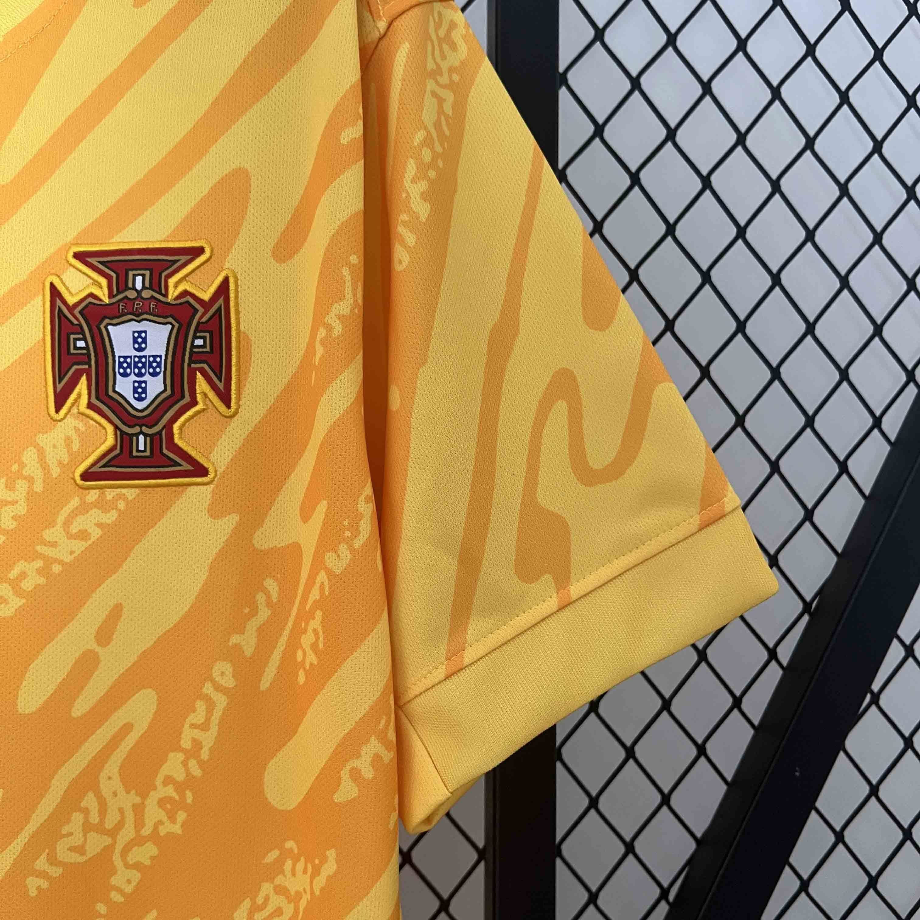 2024 Portugal Goalkeeper Yellow Kit UEFA Euro Football Replicas Yupoo 6
