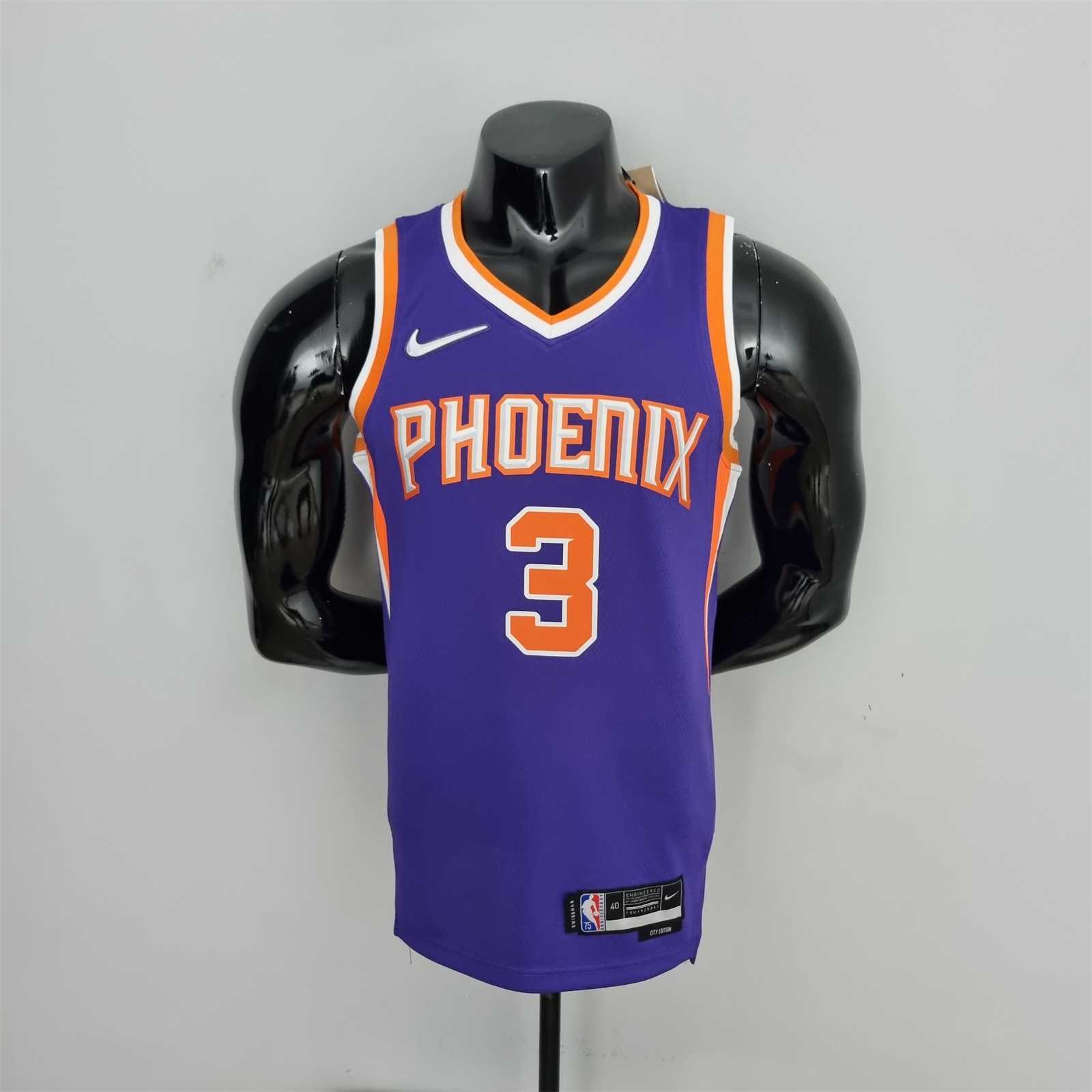 75th Anniversary Paul #3 Phoenix Suns Purple NBA Jersey