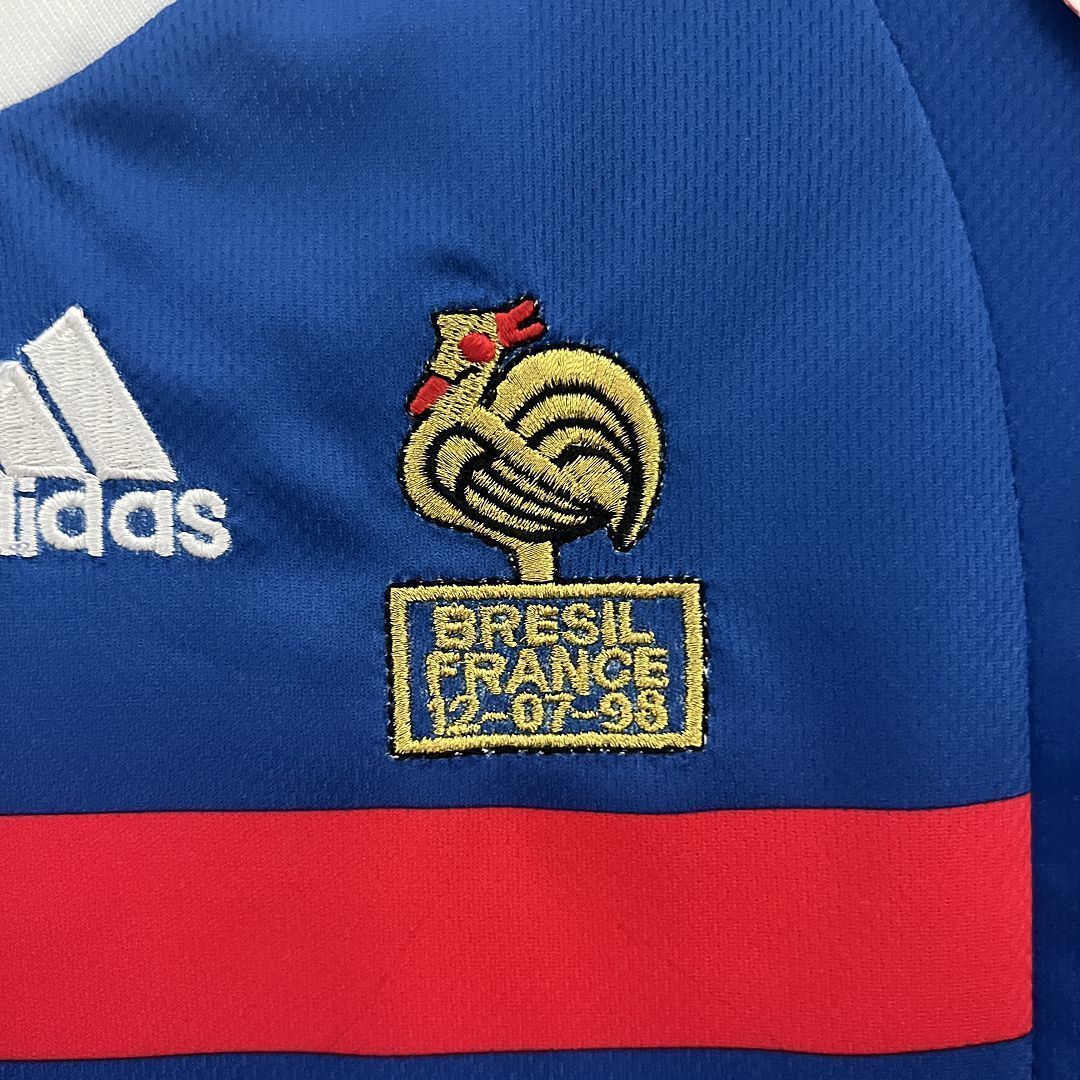 1998 France Home Kids Retro Kits World Cup Shirt Soccer Jerseys Yupoo 6
