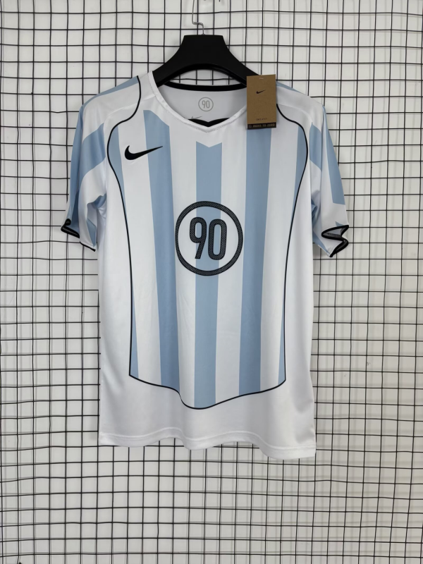 25-26 T90 Blue&white Kit Soccer T-Shirt AAAAJersey Supply Yupoo