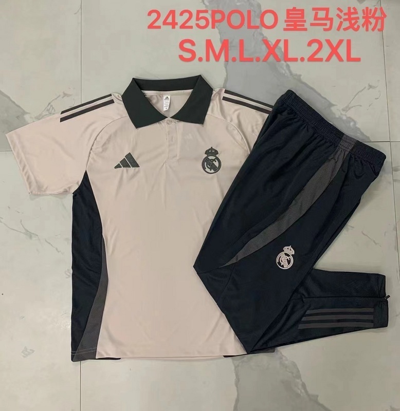 24-25 Real Madrid Polo Football Shirts 1