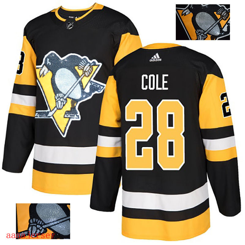 2018 Pittsburgh Penguins ice hockey jersey M-3XL 匹兹堡企鹅队时尚亮片款冰球服 15