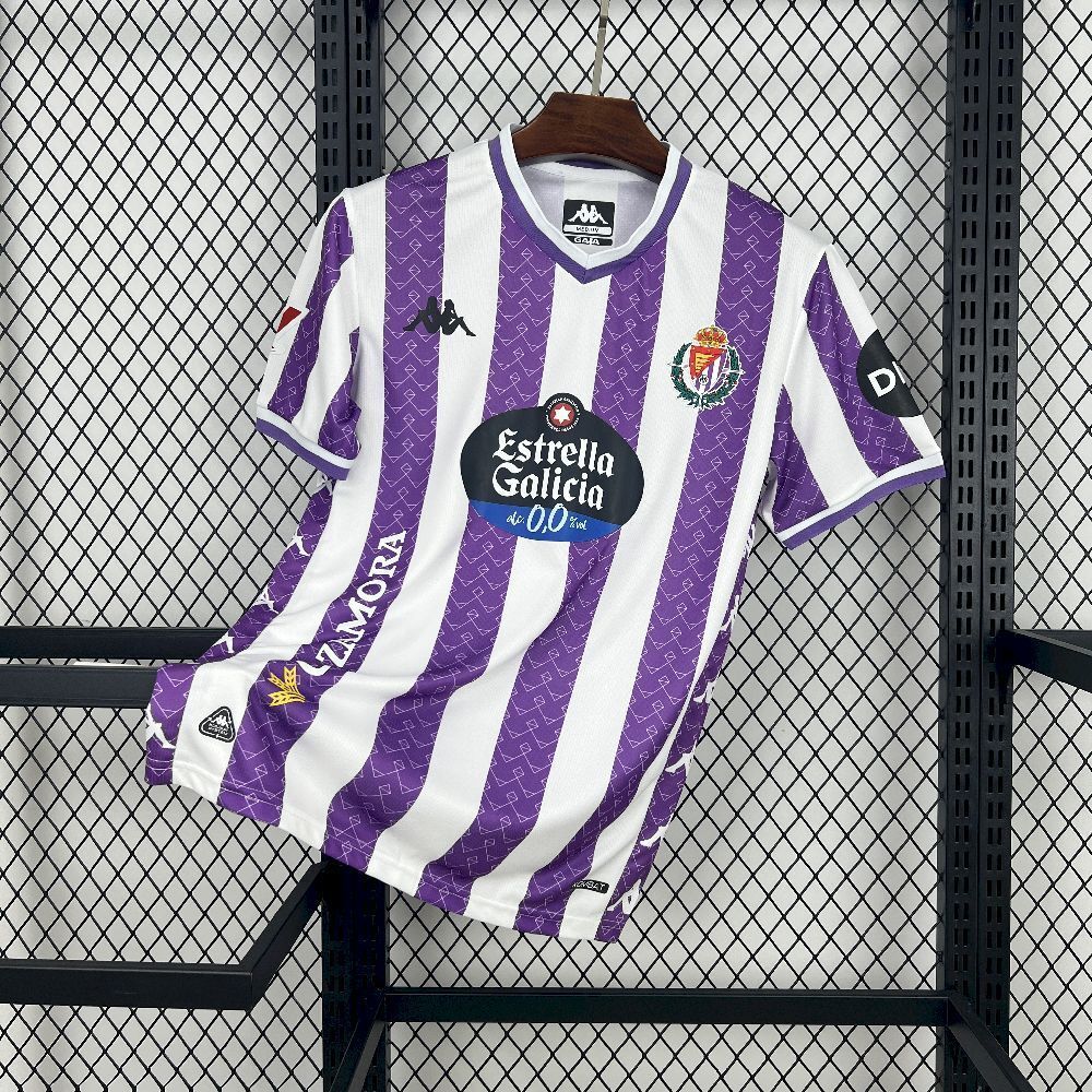 25-26 Real Valladolid Home Kit Football Apparels Sport AAAAJersey Supply Yupoo