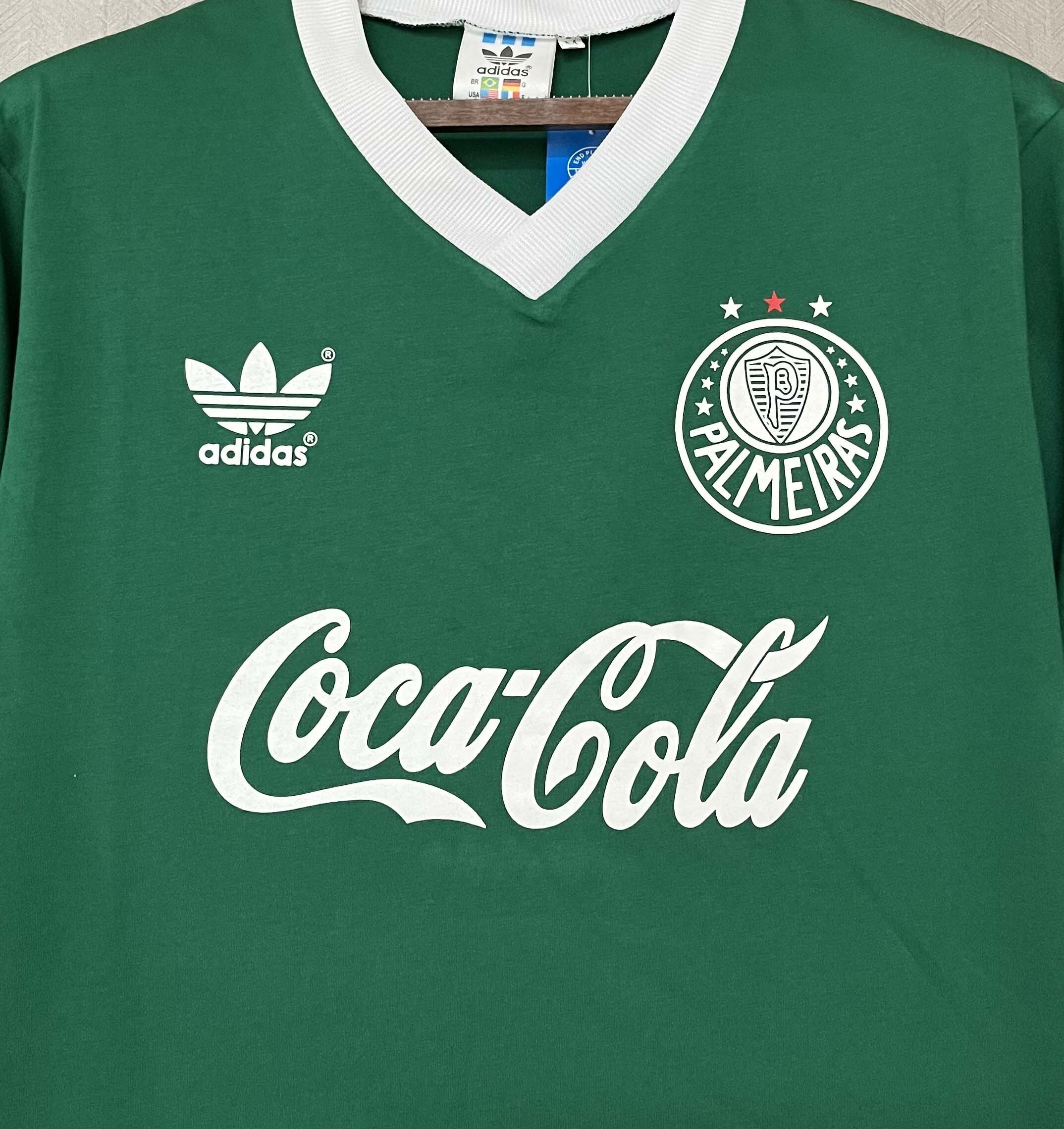 90-91 Palmeiras Home Retro Kit Vintage Shirt AAAAJersey Supplier Yupoo 2