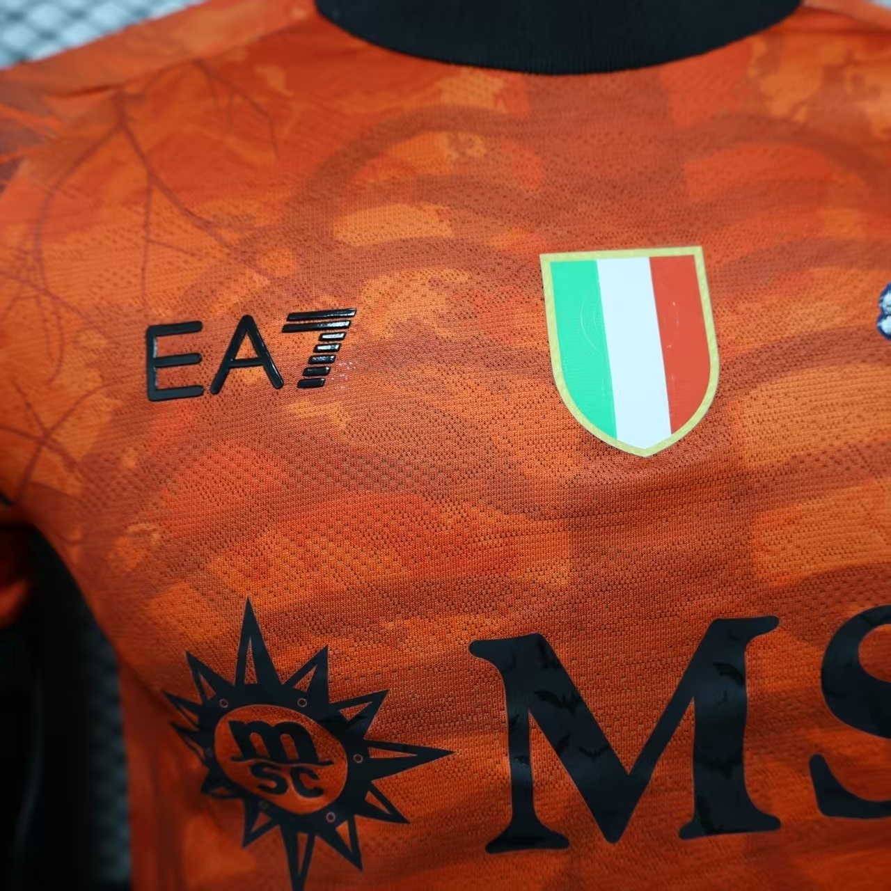 25-26 Napoli Halloween Special Edition Player Version T-Shirt Soccer AAAAJersey Supply Yupoo 1