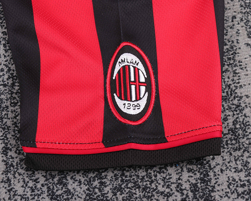 96-97 AC Milan Home Retro Kid Kits Youth Apparels AAAAJersey Supplier Yupoo 7