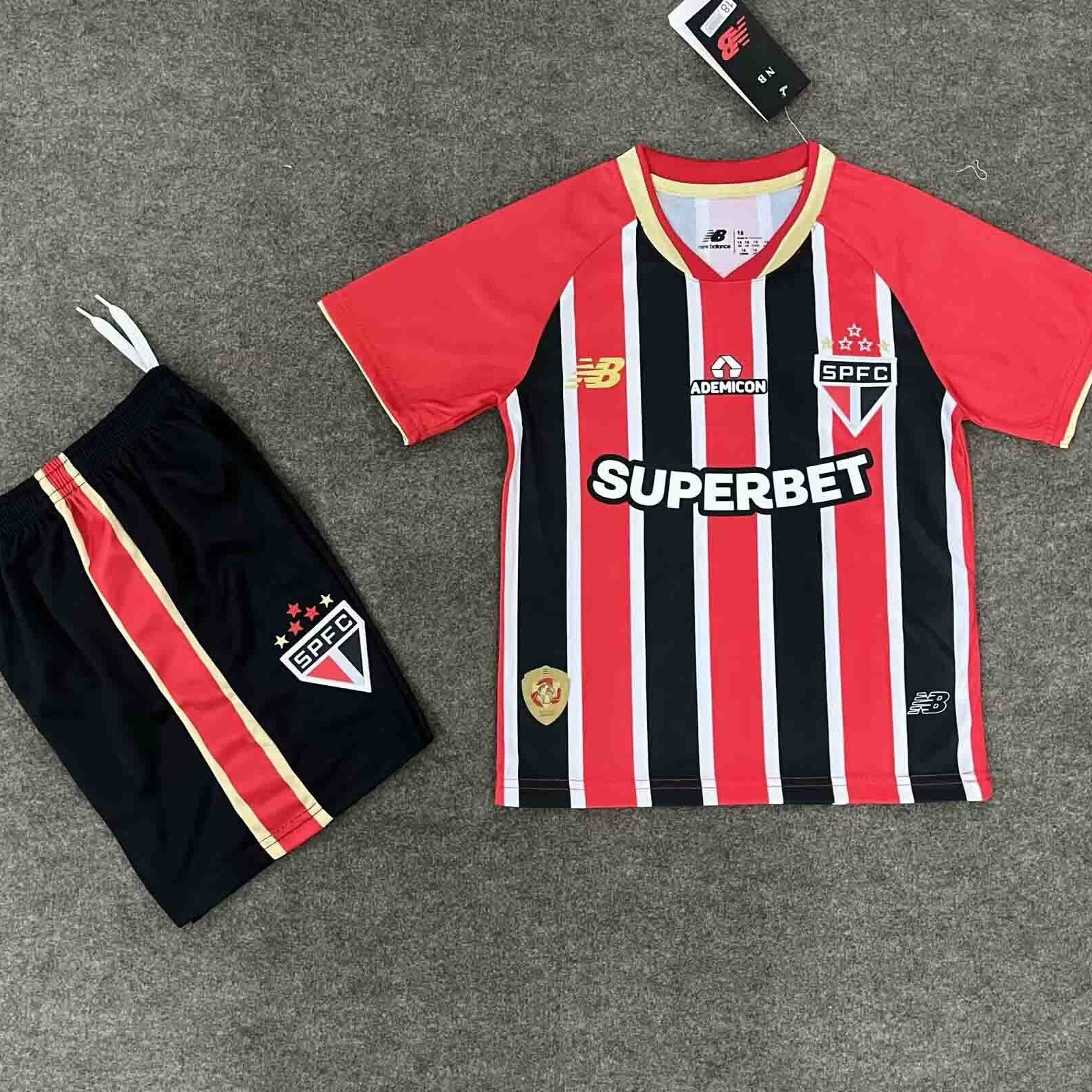 25-26 Sao Paulo Away Kid Kits Youth Apparels AAAAJersey Yupoo