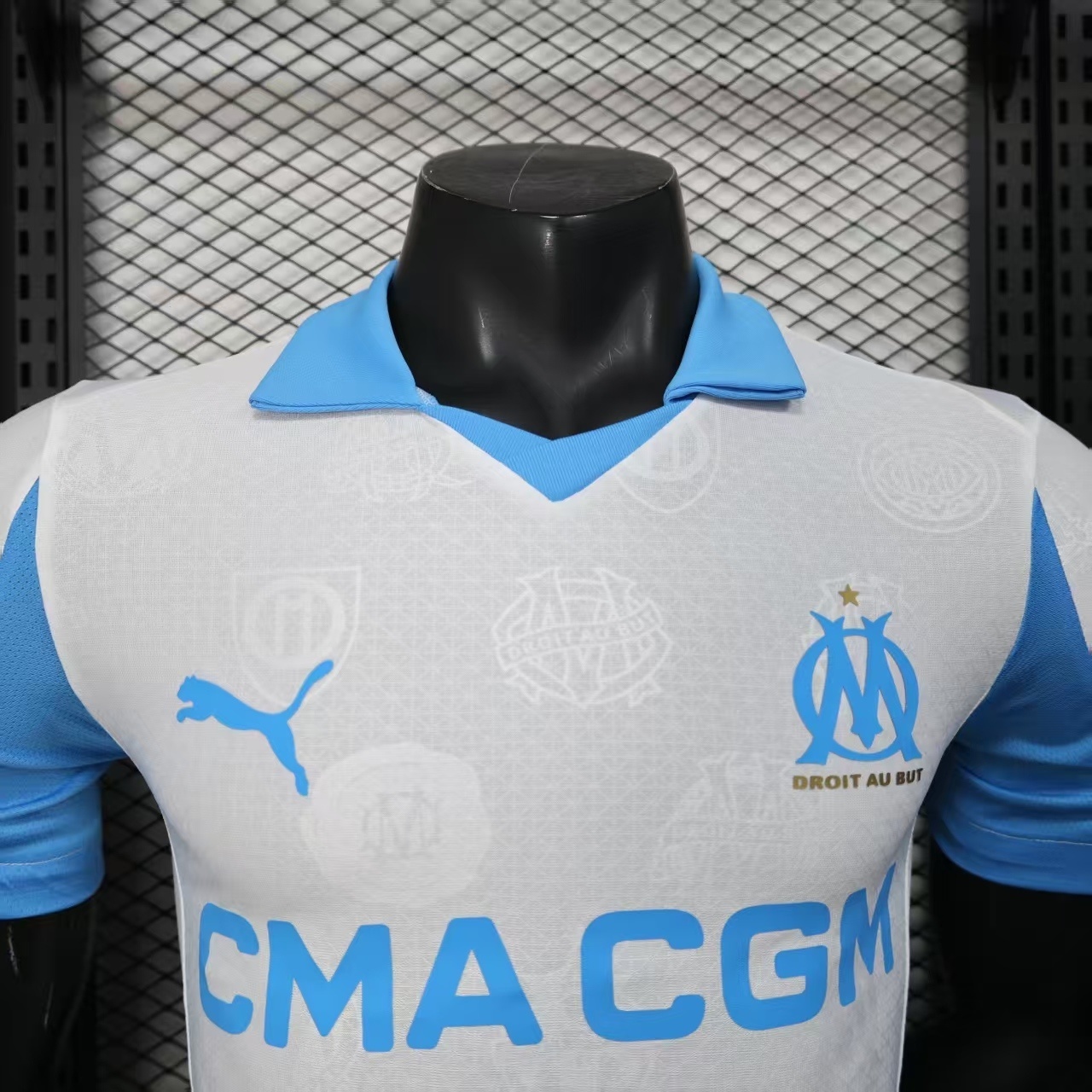 25-26 Olympique Marseille Home Kit Player Version Shirt AAAAJersey Supply Yupoo 1