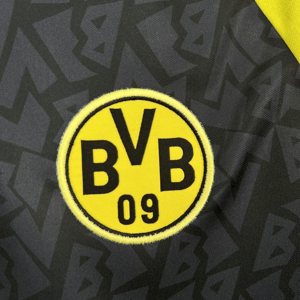95-96 Dortmund Away Retro Kit Long Sleeve Vintage Shirt AAAAJersey Supplier Yupoo 1