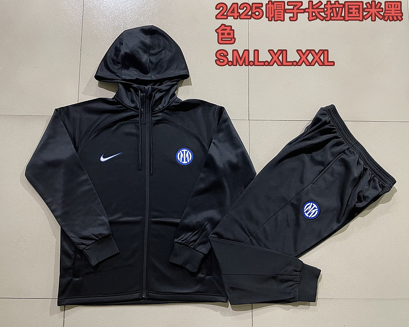 24-25 Inter Milan Hoodie Jackets Football Shirts 2