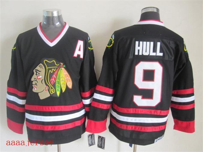 Chicago Blackhawks retro ice hockey jersey M-3XL 芝加哥黑鹰队复古冰球服 3