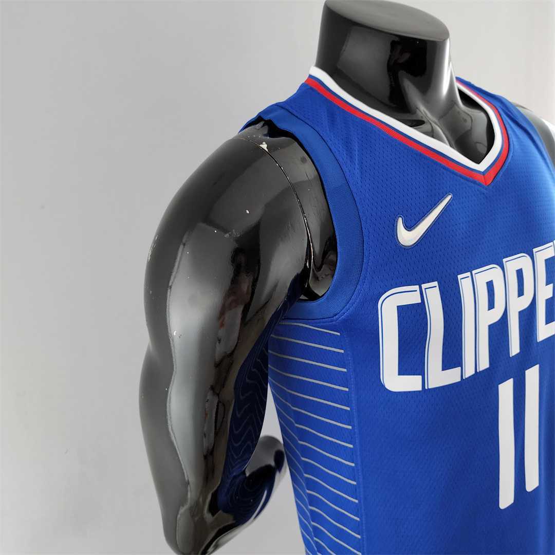 75th Anniversary WALL#11 Los Angeles Clippers NBA Jersey Blue 1