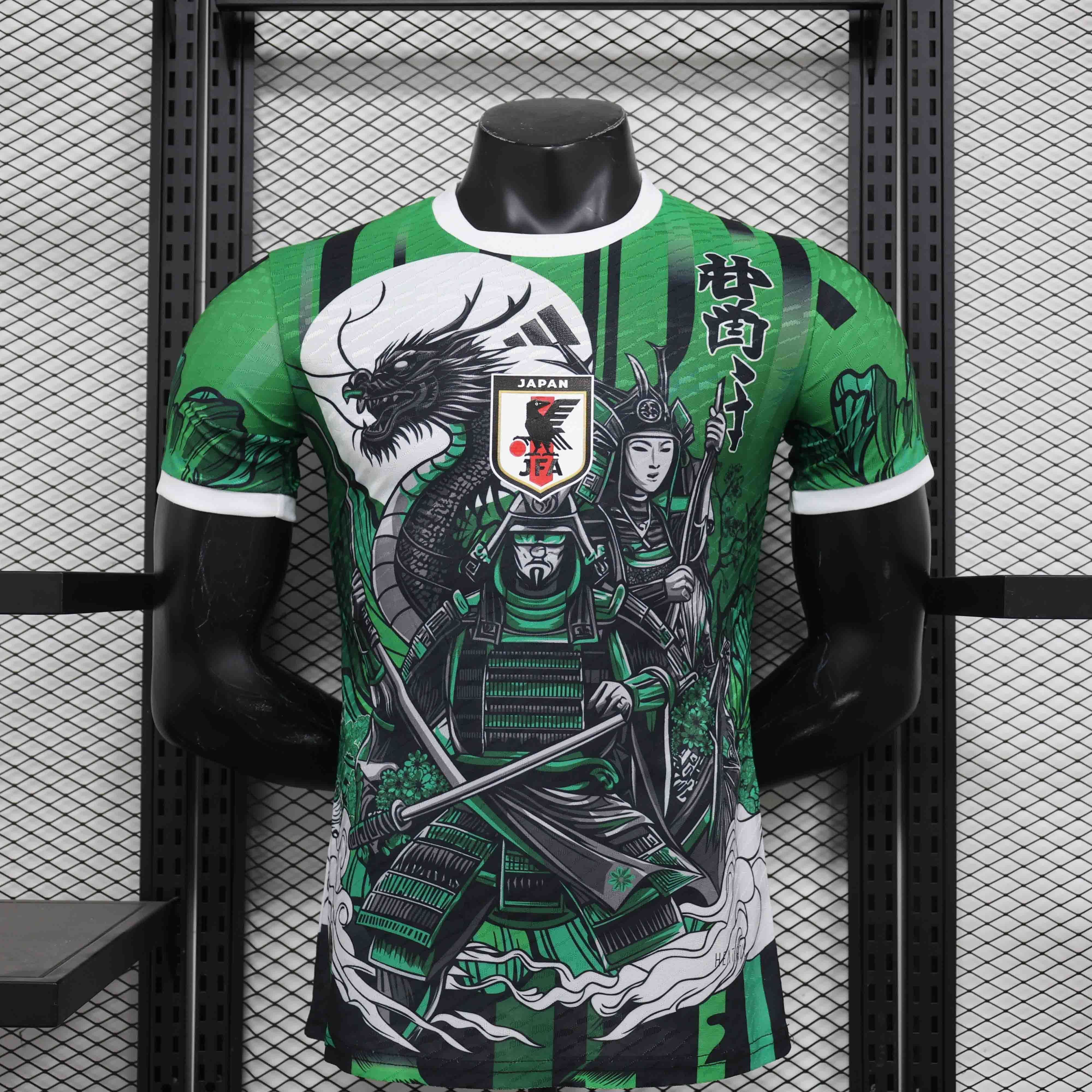 2024 Japan Samurai Green Special Edition Player Version Shirt AAAAJersey Supplier Yupoo