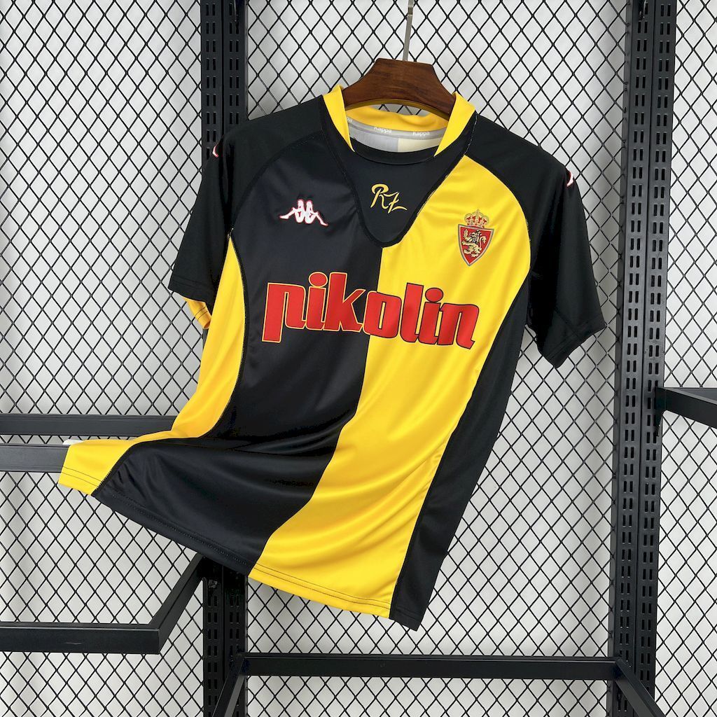 01-02 Zaragoza Away Retro Kit Classic T-Shirt AAAAJersey Supply Yupoo