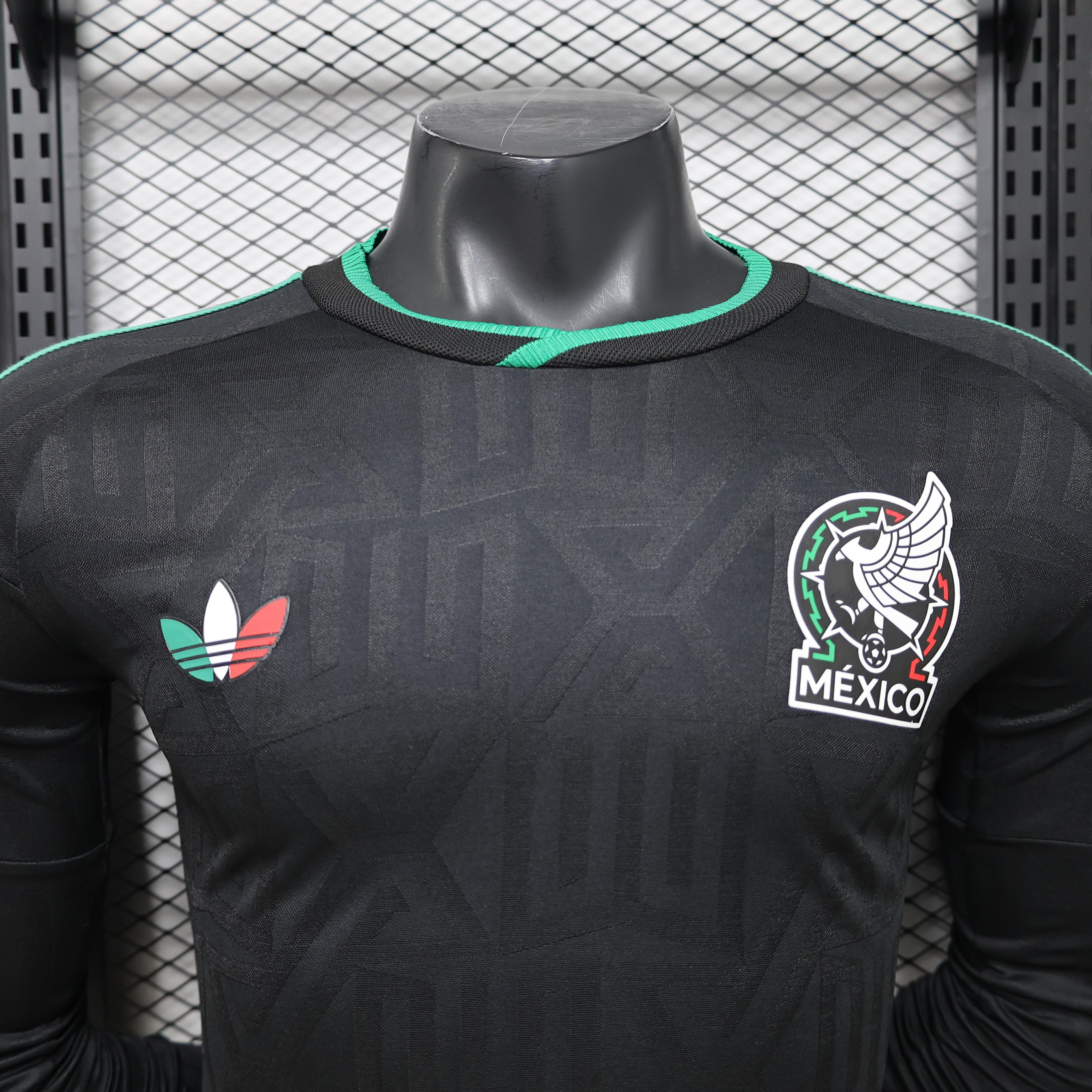 2026 World Cup Mexico Mens Third Kit Football Player Version Long Shirt AAAAJersey Dropship Yupoo 9 8