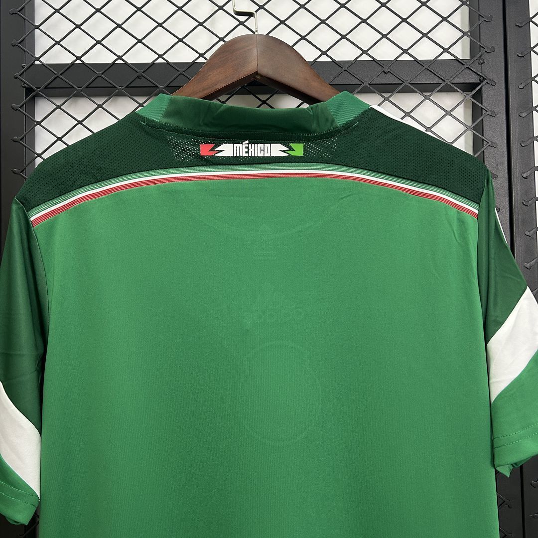 2014 Mexico Home Retro Kit Vintage Shirt AAAAJersey Supply Yupoo 3