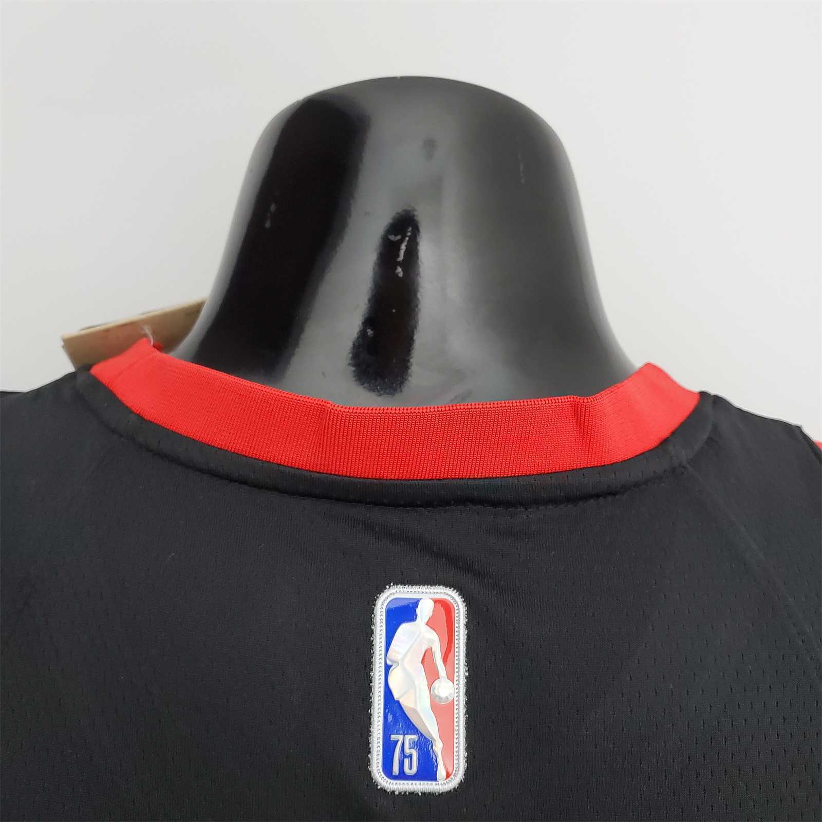2022 Season Anthony#00 Trail Blazers Urban Edition Black NBA Jersey 8