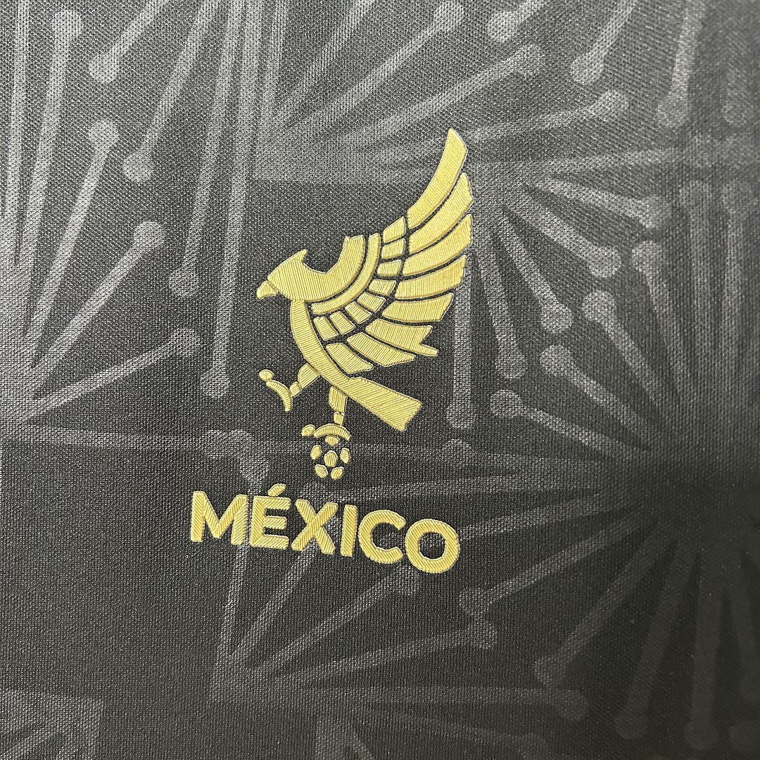 2025 Mexico Gold Jersey Black Special Edition Shirt Soccer Uniform AAAAJersey Wholesale Yupoo-1 4