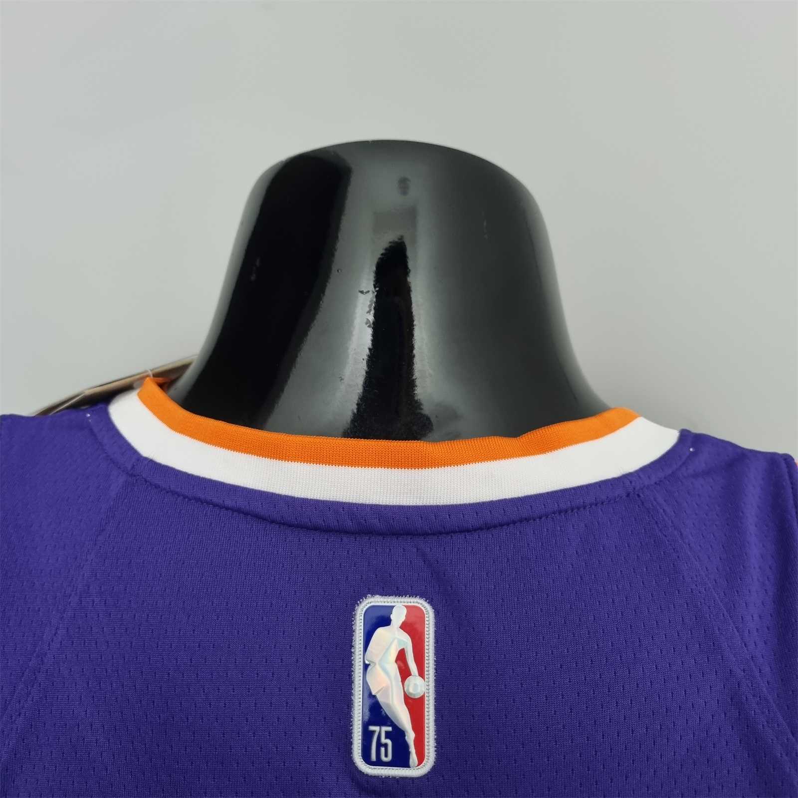 75th Anniversary Ayton #22 Phoenix Suns Purple NBA Jersey 2