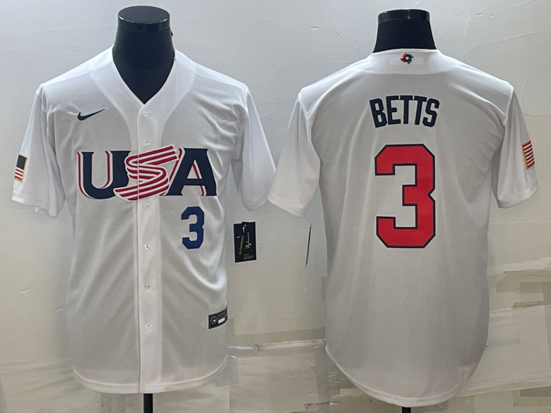 USA 2023 World Cup Baseball Jerseys 57