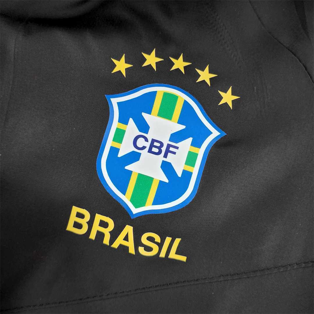2022 Brazil black windbreaker 3