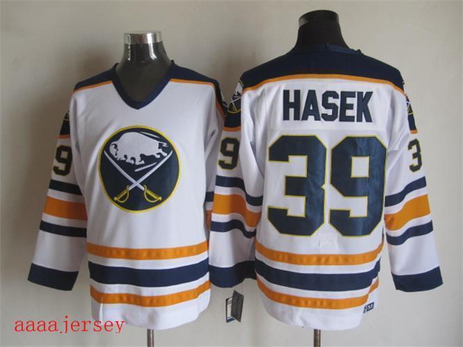 Buffalo Sabres retro ice hockey jersey M-3XL 水牛城军刀队复古冰球服 6