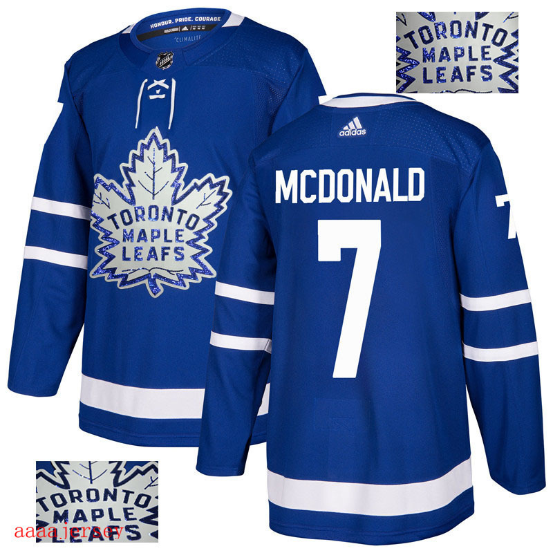 2018 Toronto Maple Leafs ice hockey jersey M-3XL 多伦多枫叶队时尚亮片款冰球服 26