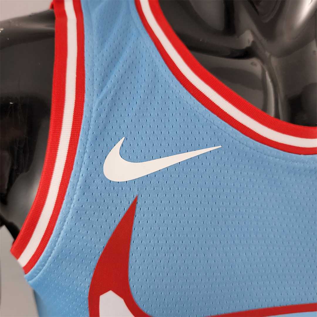 Chicago Bulls JORDAN#23 Blue NBA Jersey 2