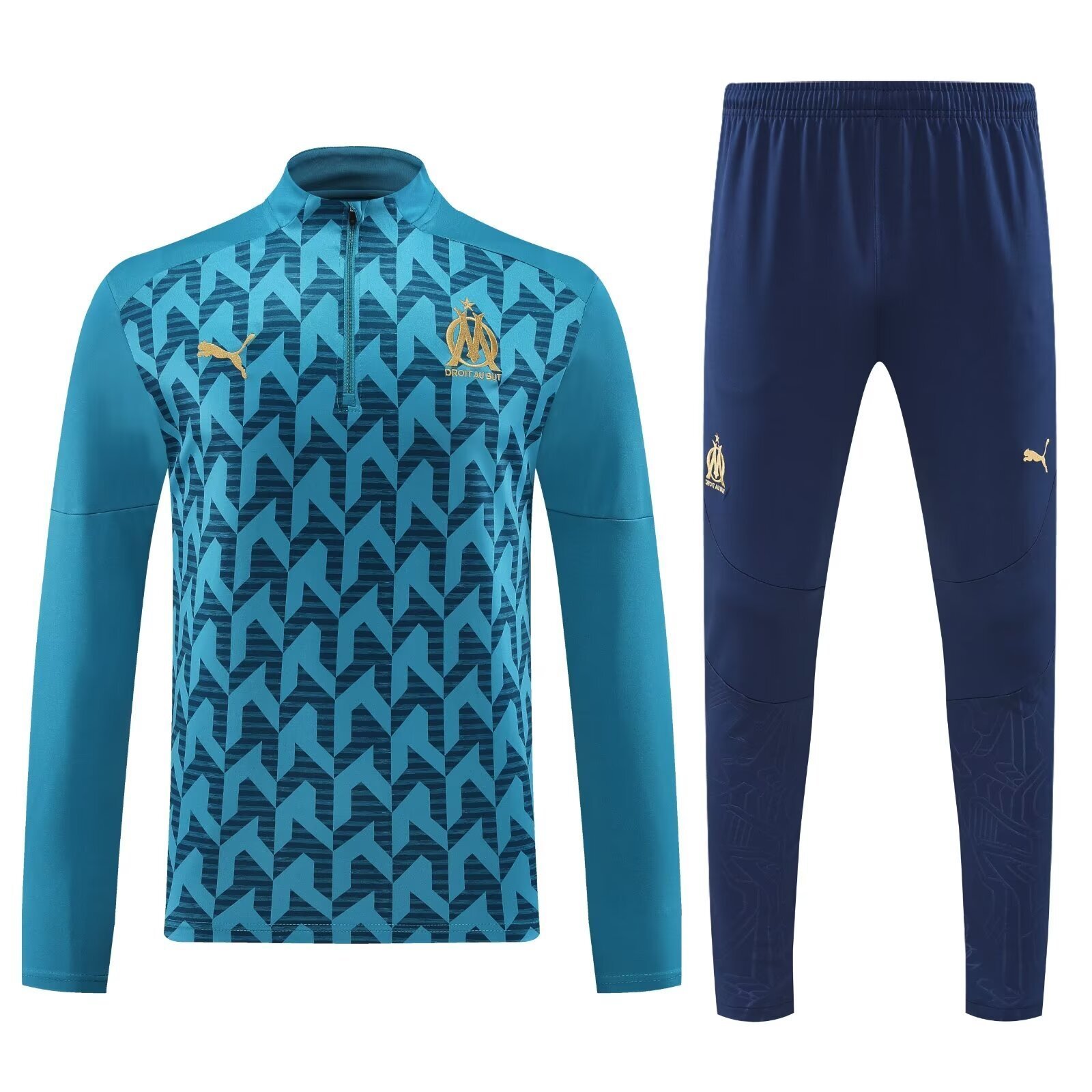 24-25 Marseille Long Sleeve Training Suit Football Shirts
