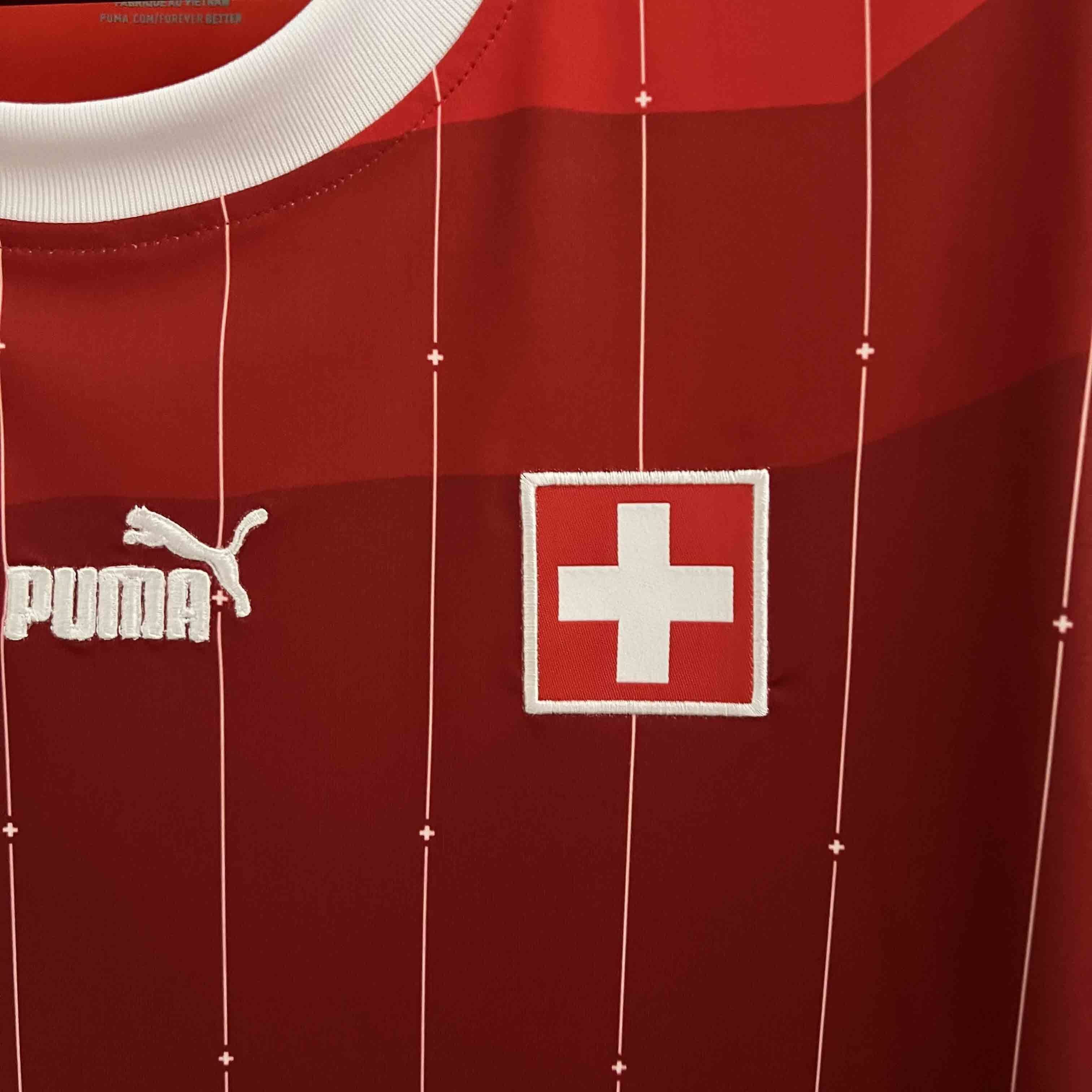 2023 Switzerland Home S-4XL Cheap Soccer Jerseys 3