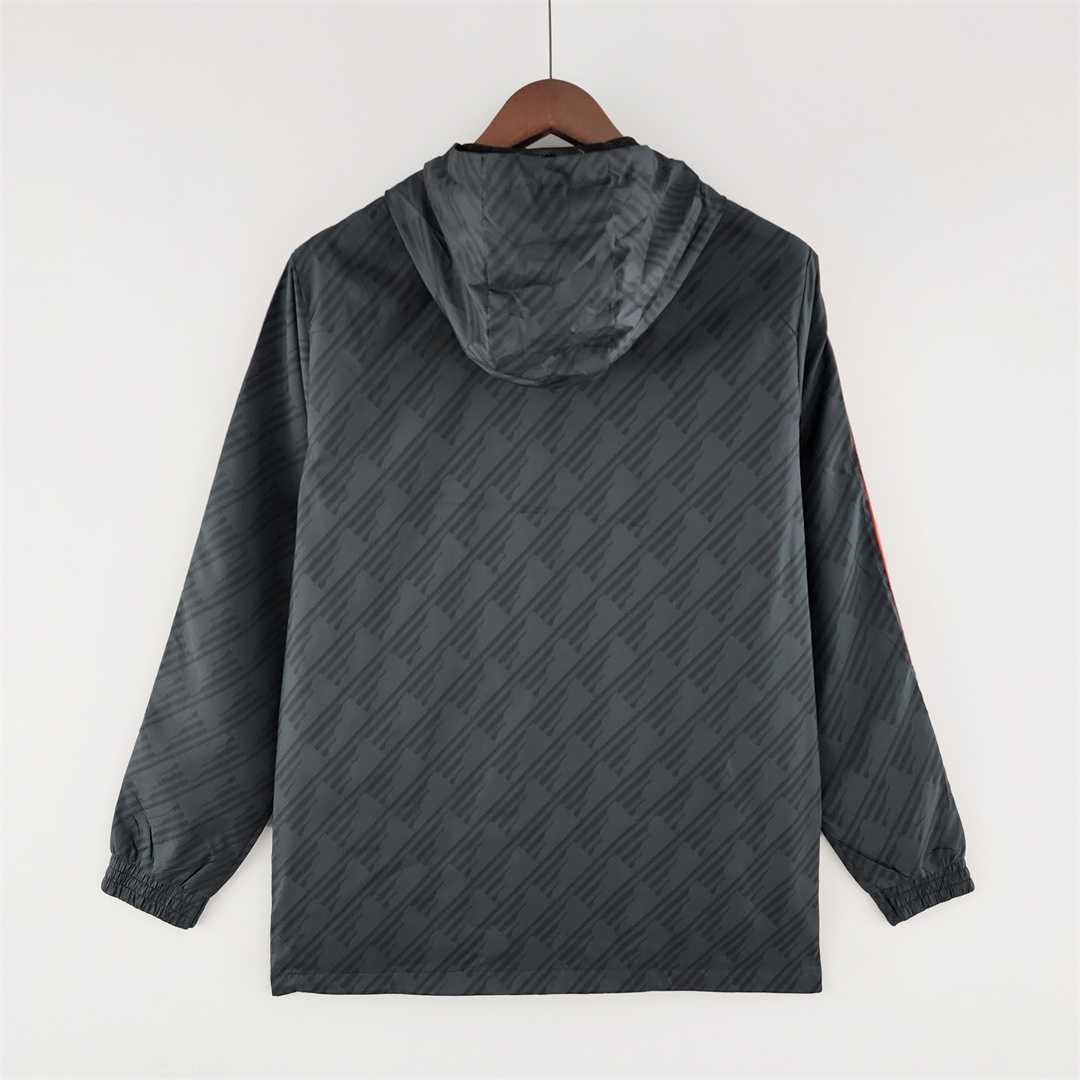 2022 Germany black redwhite Windbreaker 5