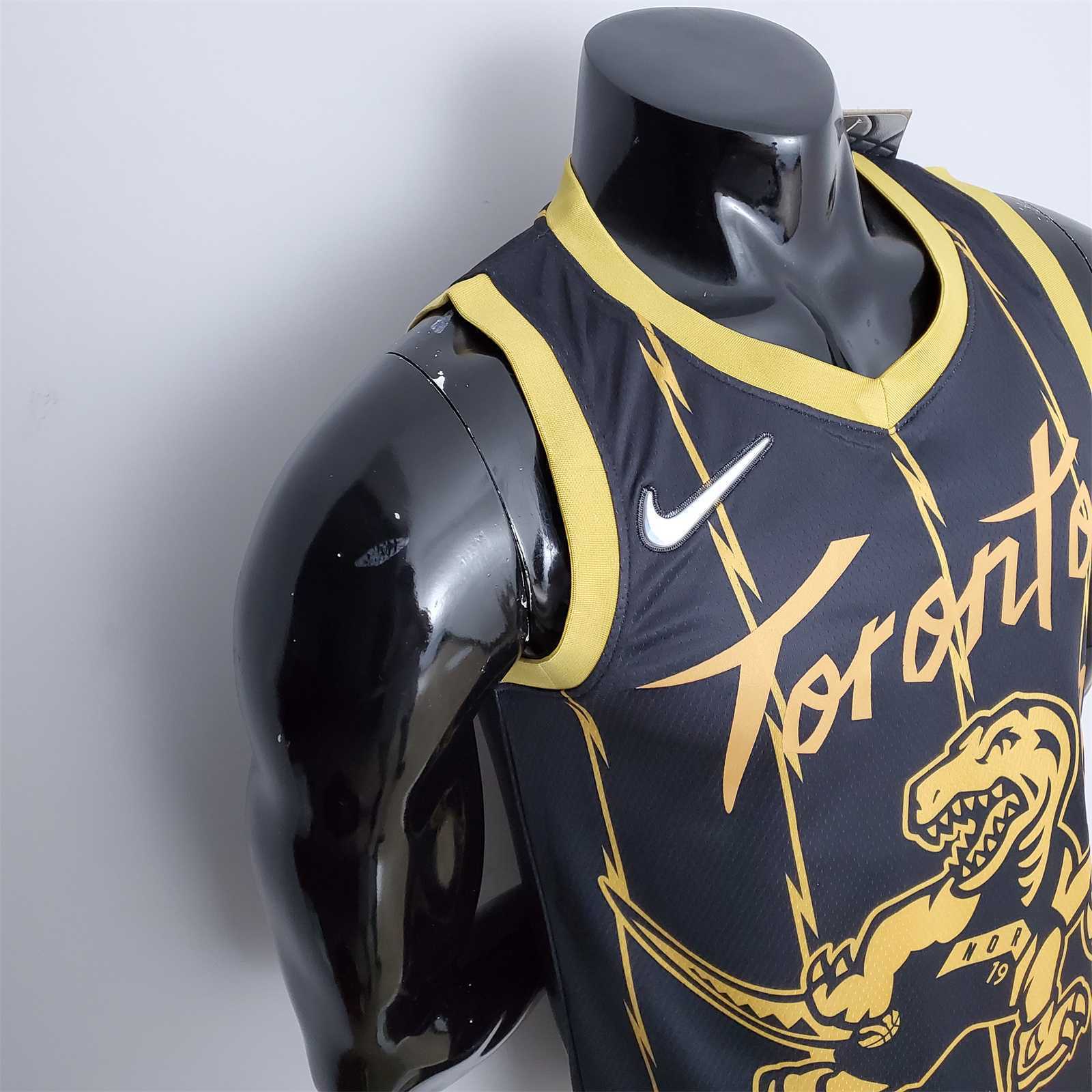 2022 Toronto Raptors VANVLEET#23 City Edition Black NBA Jersey 8