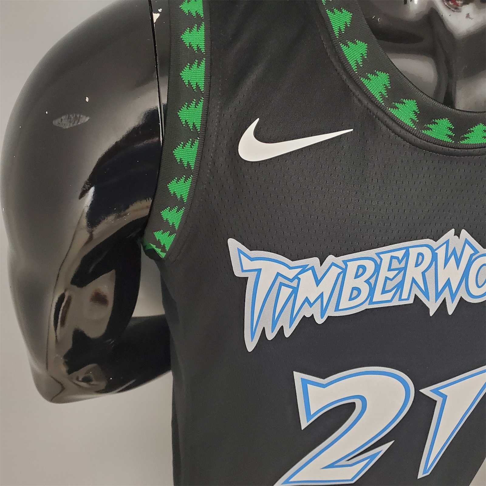 GARNETT#21 2018 Retro Timberwolves Black 4