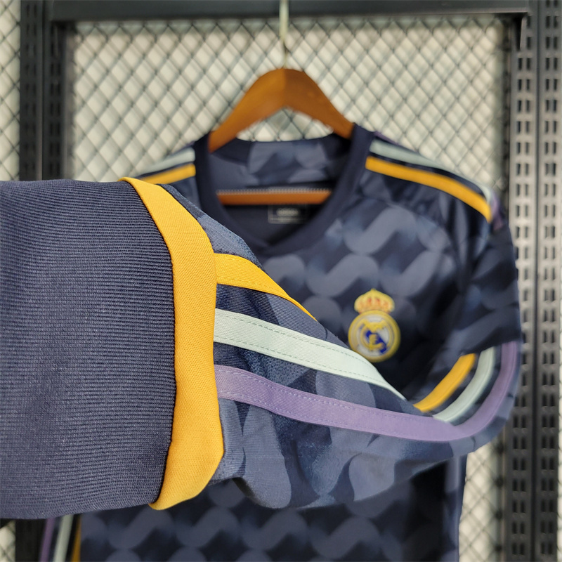 23-24 Real Madrid away long sleeved size S-3XL Soccer Jersey 8
