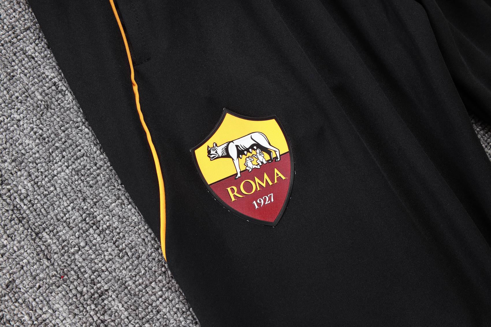 25-26 Roma Shirt Third Away Kit Black Trousers Training Suit 2