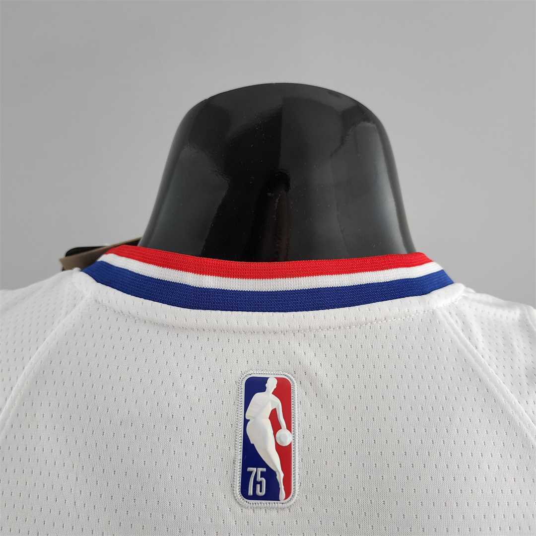 75th Anniversary WALL#11 Los Angeles Clippers NBA Jersey White 4