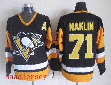 Pittsburgh Penguins retro ice hockey jersey M-3XL 匹兹堡企鹅队复古冰球服 5