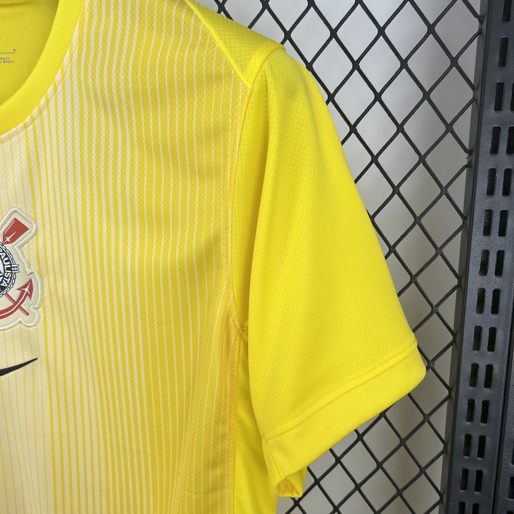 25-26 Corinthians Goalkeeper Yellow Shirt Soccer Apparels AAAAJersey Supply Yupoo 2